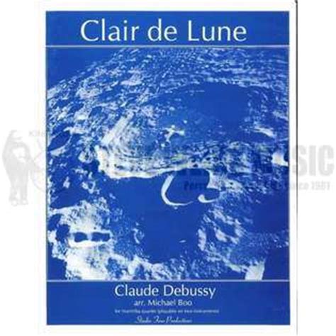 Clair de lune, an 1884 short story collection by guy de maupassant. Clair de Lune by Claude Debussy arranged by Michael Boo ...