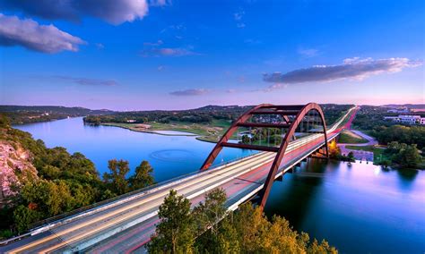 Pennybacker Bridge Over The Colorado River Near Austin Te Flickr
