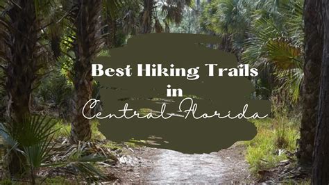 Best Hiking Trails In Central Florida Florida Splendors