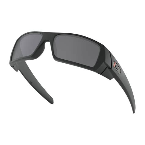 Oakley Standard Gascan Thin Red Line Sunglasses Matte Black Iridium Open Box Ebay