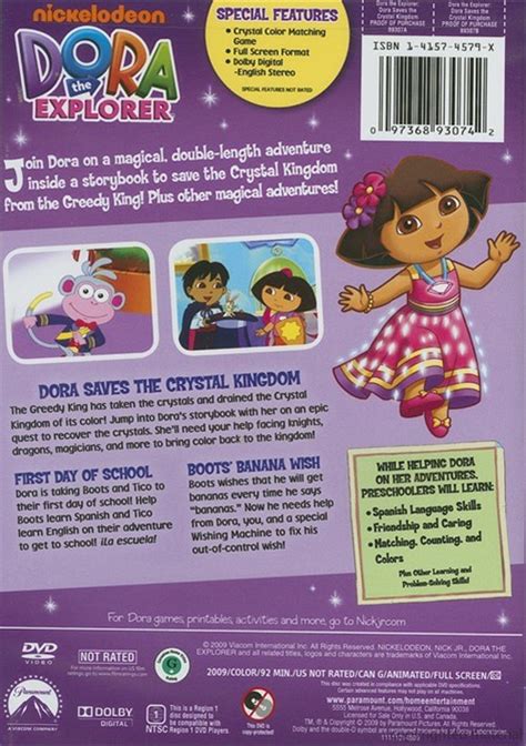 Dora The Explorer Saves The Crystal Kingdom Dvd