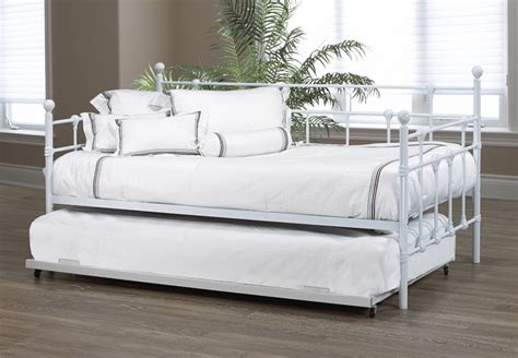 Buy Jasmine Metal Daybed With Trundle The Sleep Factory