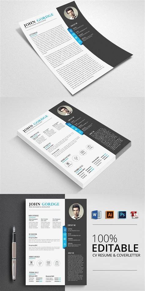 This simple resume template has the best layout design to attract the job recruiters eye within a matter of a few seconds. MS Word Format CV Resume | Resume words, Simple resume template, Job resume
