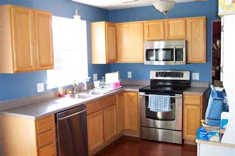 Green blue kitchen cabinets home furniture and appliance. Blue Kitchen with Oak Cabinets - Decor Ideas