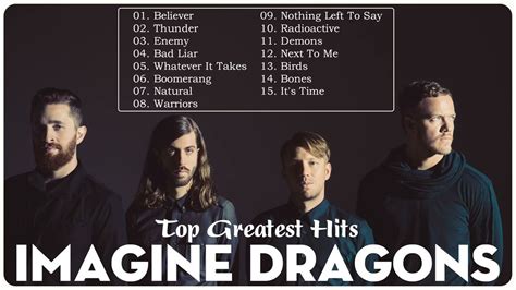 Imagine Dragons Greatest Hits Playlist Best Songs Imagine Dragons