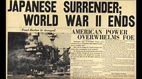 Japan World War 2 News Project - YouTube