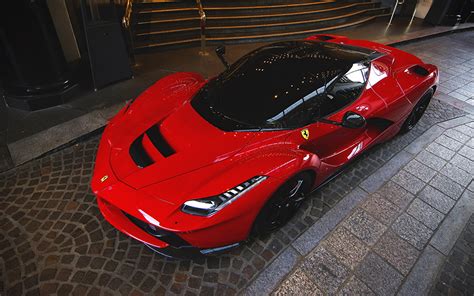 Fonds Decran Ferrari Laferrari Supercar Rouge Voitures Télécharger Photo