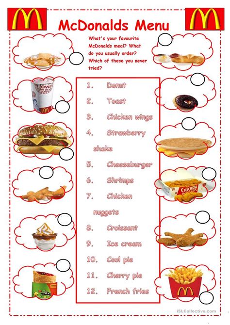 Download kindergarten math worksheets pdf files for free! 17 FREE ESL meal worksheets
