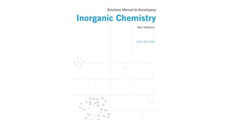 Solutions Manual To Accompany Inorganic Chemistry 6th Edition By Alen