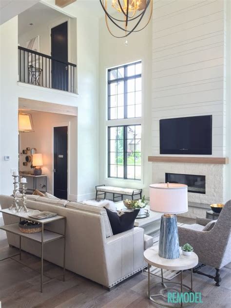 Remodelaholic Get This Look Modern Farmhouse Living Room