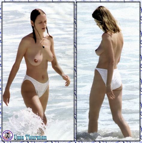 Naked Uma Thurman In Beach Babes