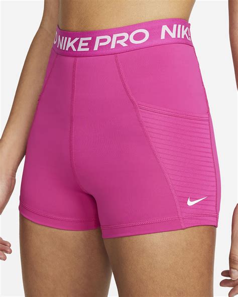 Nike Pro Dri Fit Womens 3 75cm Approx High Rise Training Shorts