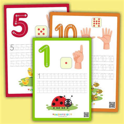 Printable Tracing Numbers 1 10 Worksheets For Preschool