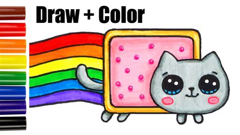 Anime Nyan Cat Coloring Pages Print These Cat Coloring Pages For Your