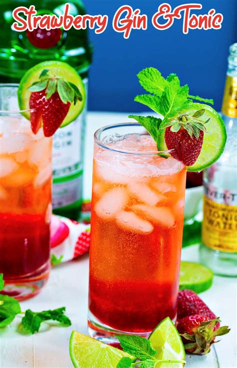 Strawberry Gin And Tonic Recipe Expert