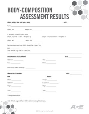 Body Composition Analysis Form Pdf Fill Online Printable Fillable