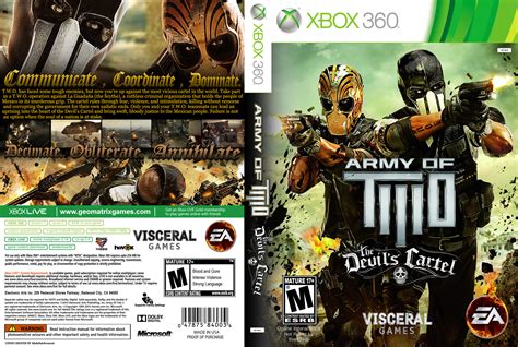 Army Of Two The Devils Cartel Xbox360 S0829 Bem Vindoa à
