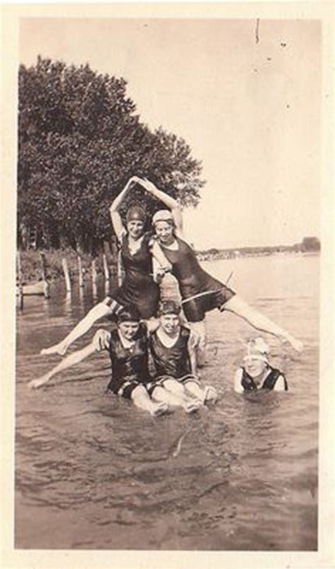 funny vintage snapshots show naughty girls playing together in the past ~ vintage everyday
