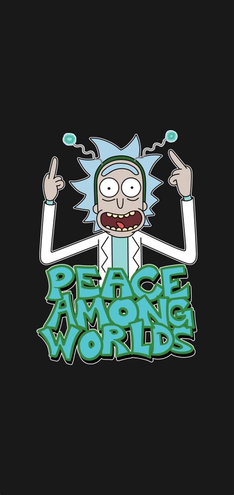 1440x3040 Peace Among Worlds Rick And Morty 1440x3040 Resolution