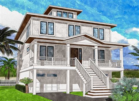 Https://techalive.net/home Design/coastal Beach Home House Plans