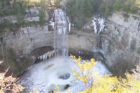 The Frozen Waterfall At Fall Creek Falls In Tennessee Is A Must See In