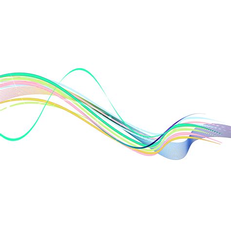 Download Color Rainbow Vector Lines Curve PNG Download Free HQ PNG ...