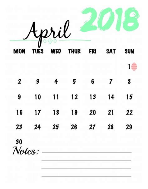 Blank April Calendar With Holidays Oppidan Library