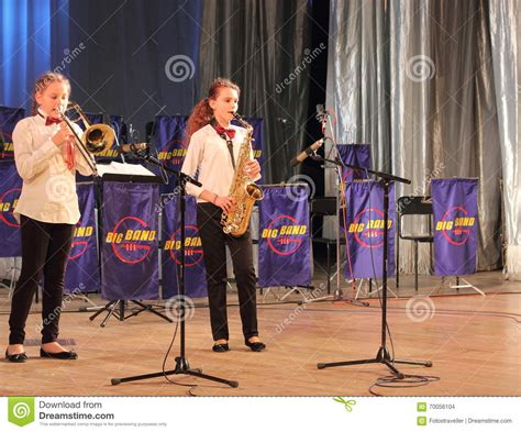 Solo Saxophone And Trumpets Editorial Stock Image Image Of Palace