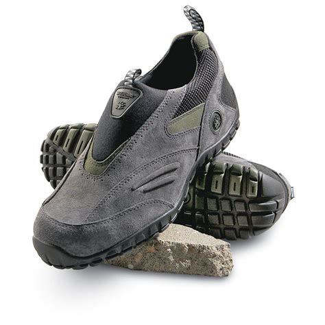 Mens Wolverine® T Max Steel Toe Slip Ons Gray 92765 Work Boots At