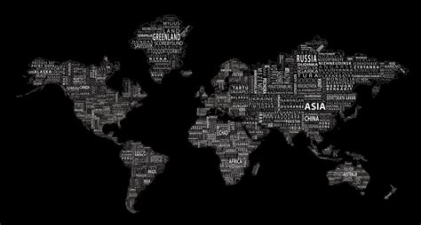 Download World Map Wallpaper Black And White Gallery