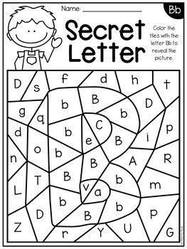 Get free kindergarten worksheets designed to fit into a standard kindergarten curriculum. Alphabet Worksheets - Secret Letters - Distance Learning ...