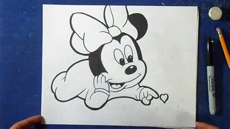 Comment Dessiner Minnie Mouse Youtube