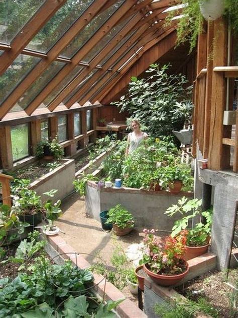 Gorgeous Attached Greenhouse Ideas32 Greenhouse Farming Backyard