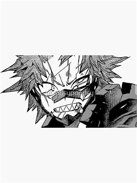 Bnha Kirishima Sticker For Sale By Woodsypoodsy Redbubble