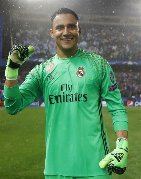 Madrid Spain May 10 Keylor Navas Of Real Madrid Celebrates After