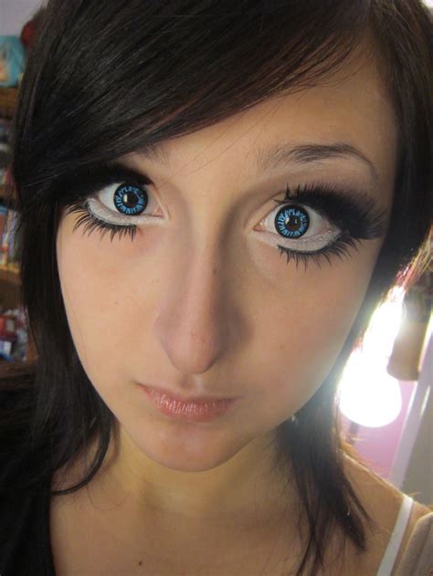 Doll Eyes Circle Lenses Anime Eye Makeup Fantasy Cosplay Makeup