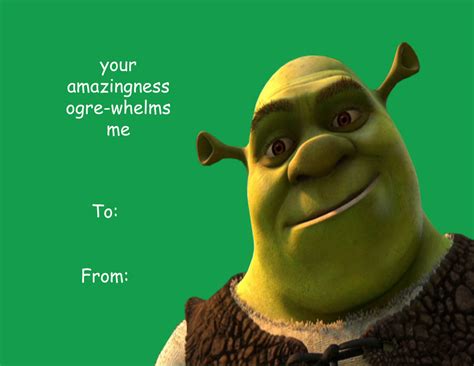 Shrek Valentine Card By Gh0stparade On Deviantart
