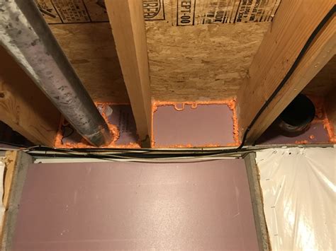 How To Seal And Insulate Basement Rim Joists And Concrete Block Sill