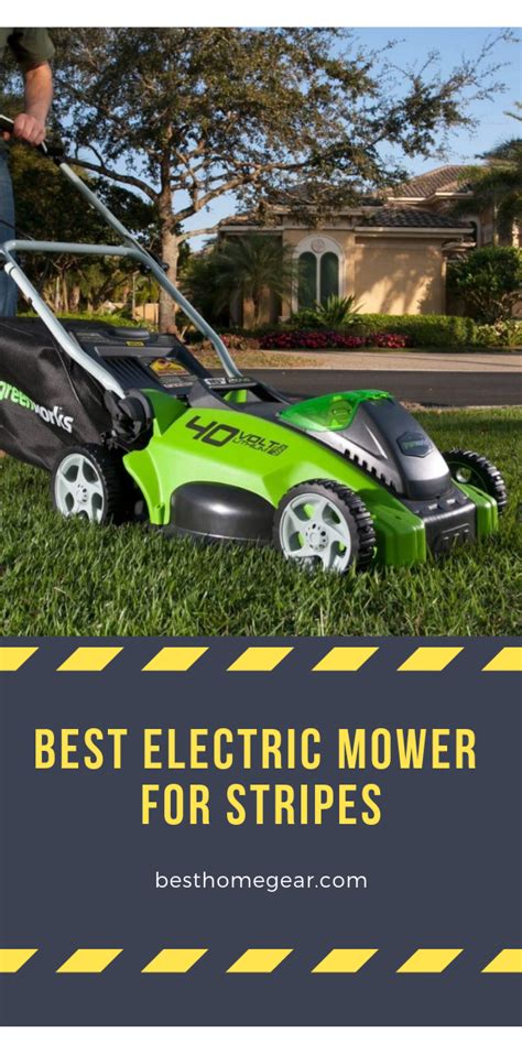 To make your lines bolder (and make your pattern stand out more) you need a lawn striping kit. Best Electric Mower for Stripes in 2020 | Lawn striping, Electric mower, Best lawn mower