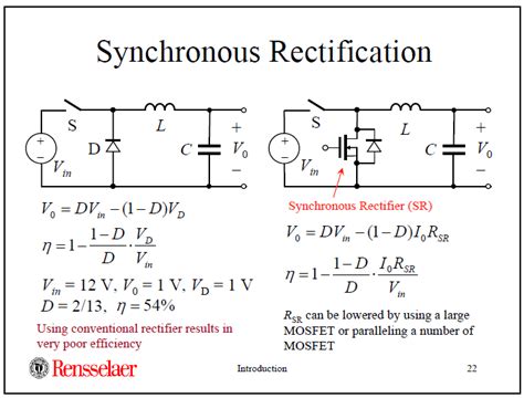 Mosfet Synchronous Rectification Simulation Electrical Engineering