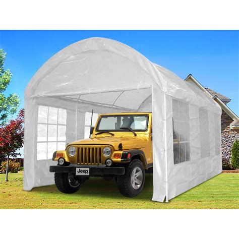 Quictent 20x10 Heavy Duty Portable Carport Canopy Party Tent White