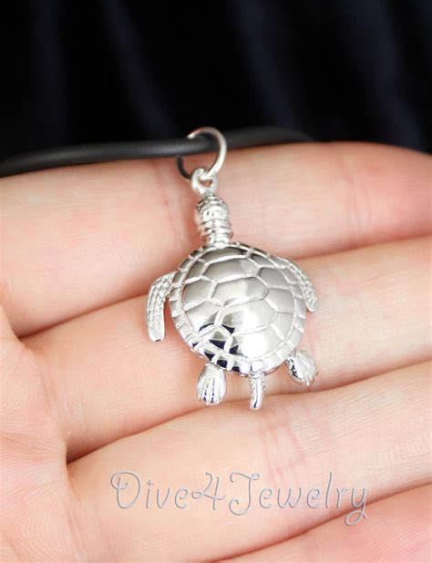 Moveable Turtle Necklace Moving Head Legs And Tail Solid Etsy