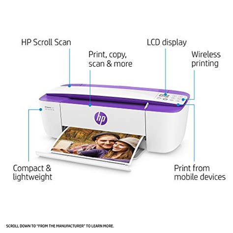 Hp Deskjet 3752 Wireless All In One Compact Printer With Mobile