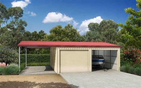 Double Garage With Roof Extension Shed Rite
