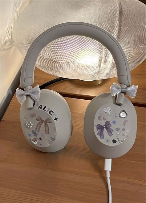 Sony Xm5 Silver Wireless Headphones In 2023 Headphone Decoration