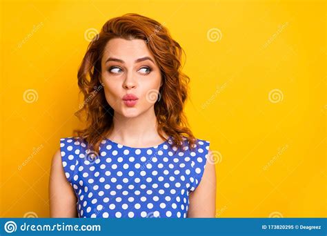 Close Up Portrait Of Her She Nice Attractive Lovely Winsome Girlish Feminine Curious Cheerful