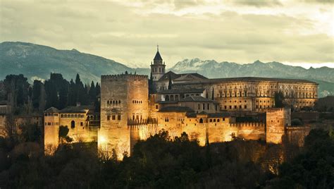 Spain Alhambra Fortress Granada Hd Wallpapers Desktop And Mobile