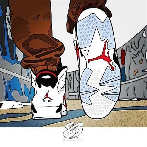 Cartoon Jordans Air Jordan 1 20 X30 Poster Print Michael Jordan Nike