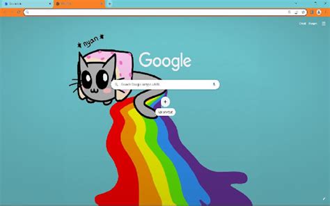 Nyan Cat Browser Theme Chrome Web Store