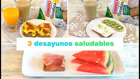 descubrir 54 imagen 3 desayunos saludables viaterra mx